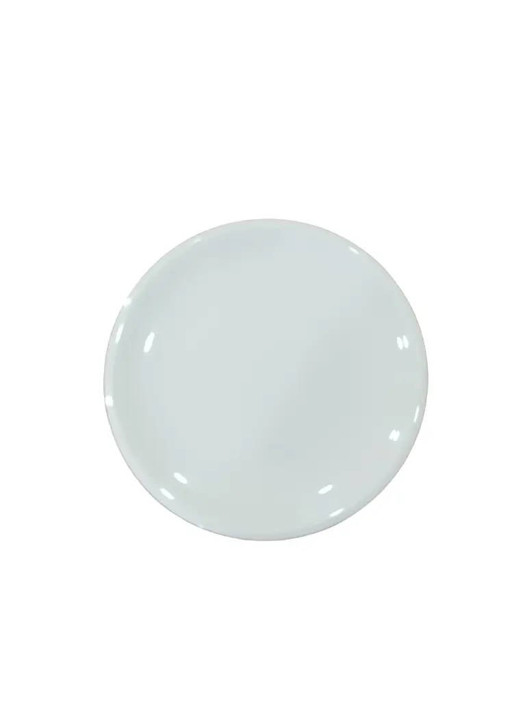 AS011-10 Assiette Demi Creuse Ronde Blanche