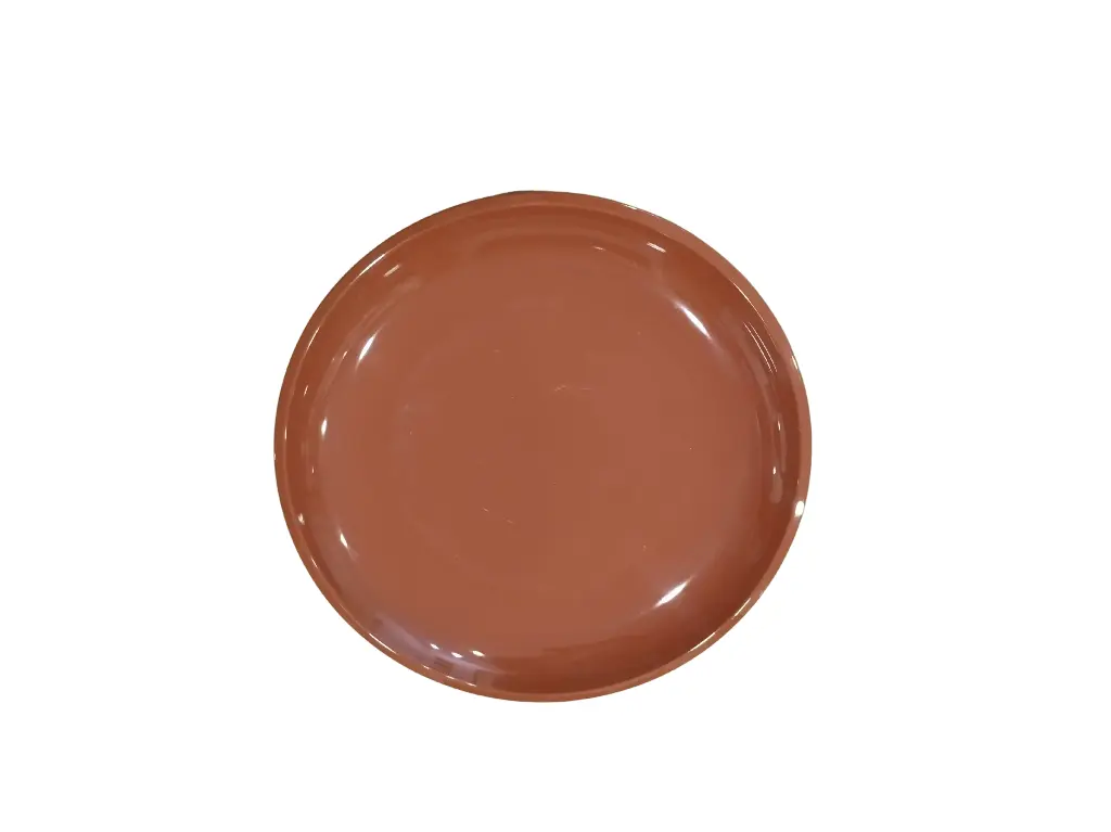 AS014-16 Assiette Demi Creuse Ronde Argile