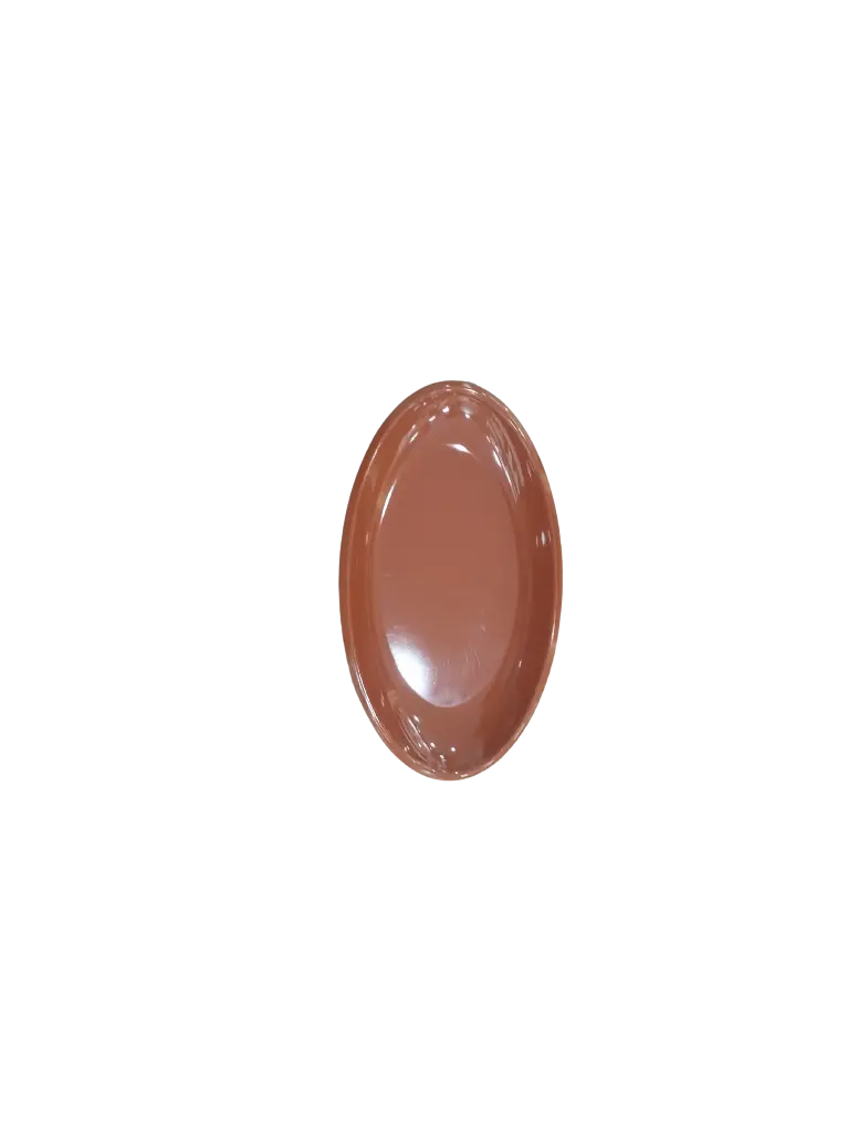AS026-18 Assiette Ovale Creuse Argile