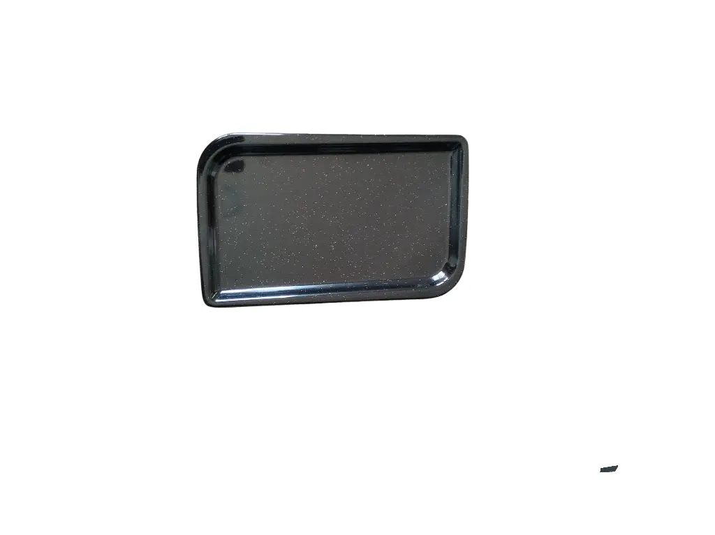 AR23-9.5 Assiette Rectangulaire Noir