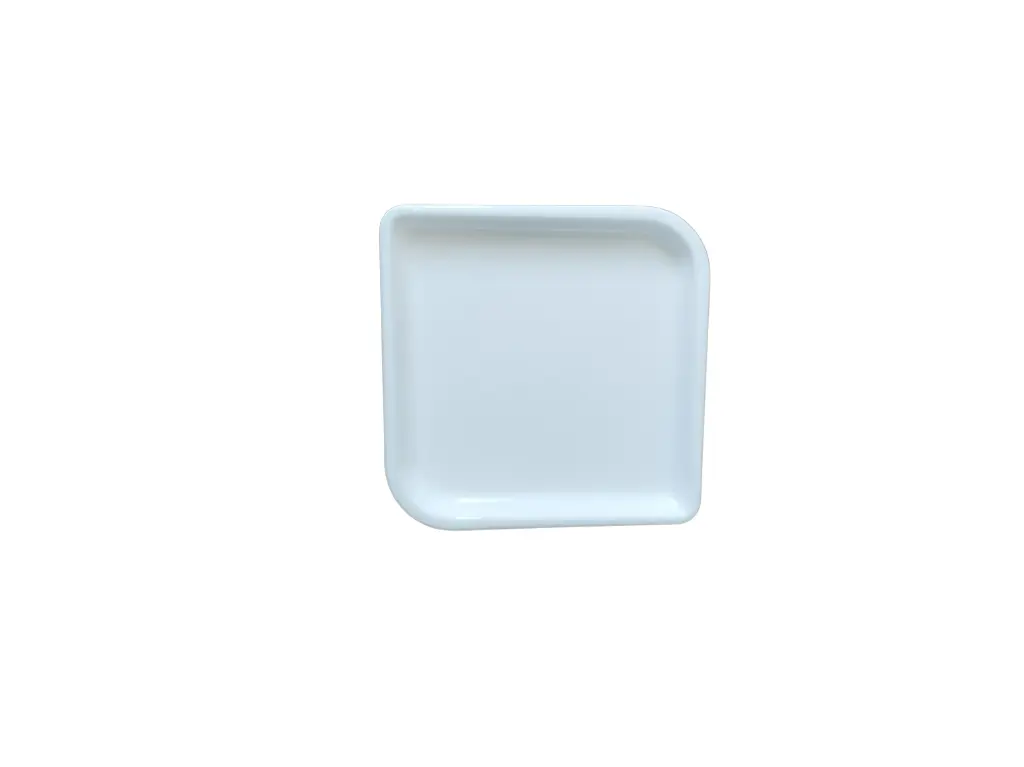 AR26-6 Assiette Carré Blanche