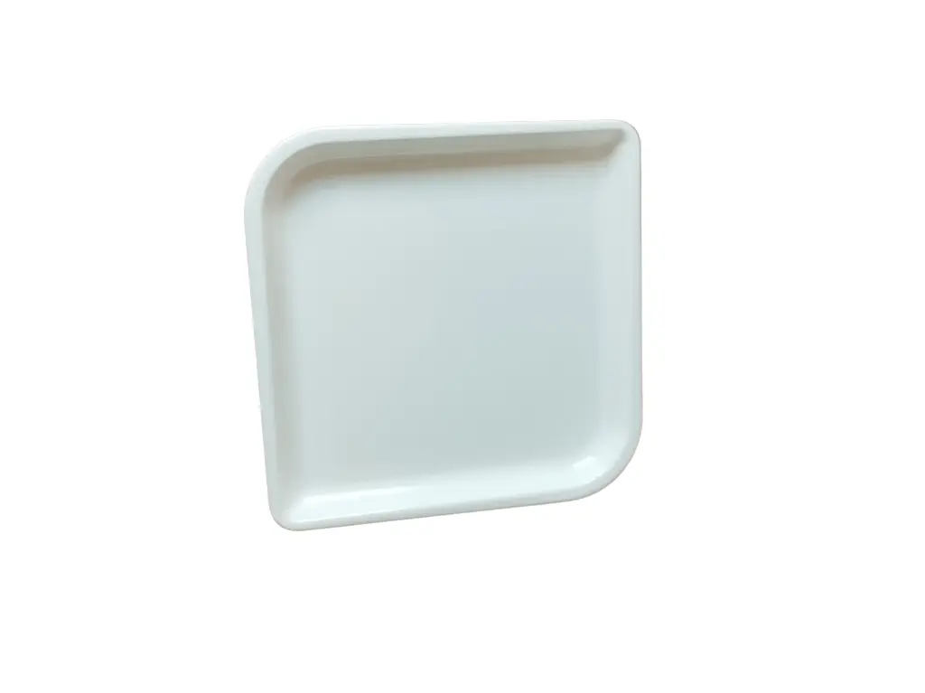 AR28-9 Assiette Carré Blanche