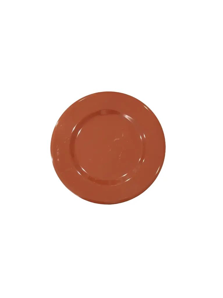 AS006-12 Assiette Ronde Creuse Argile