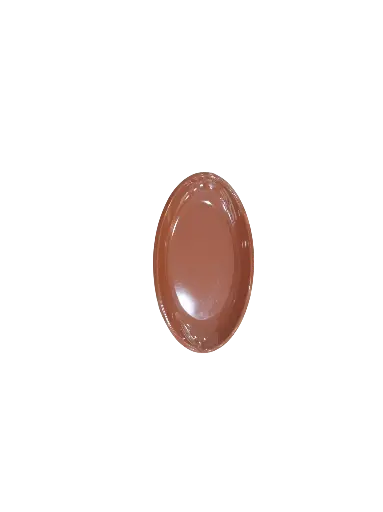 AS022-10 Assiette Ovale Creuse Argile