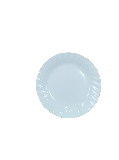AS027-10 Assiette Ronde Platée Blanche