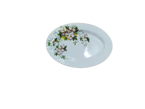 AS034-14 Assiette de Salade Colorée