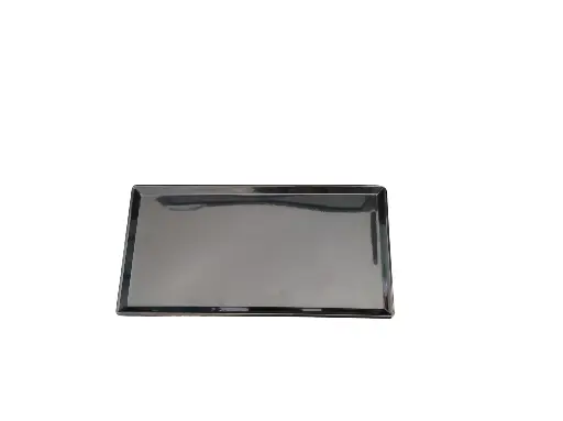 AR21-13 Assiette Rectangulaire Noir