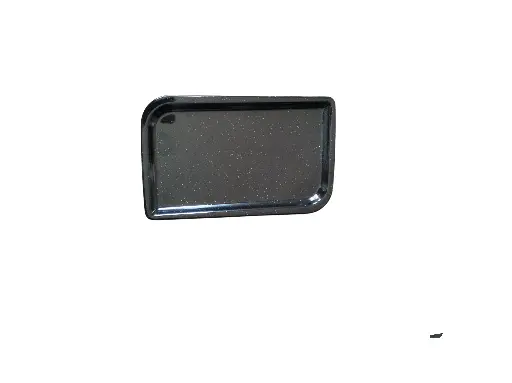 AR23-9.5 Assiette Rectangulaire Noir