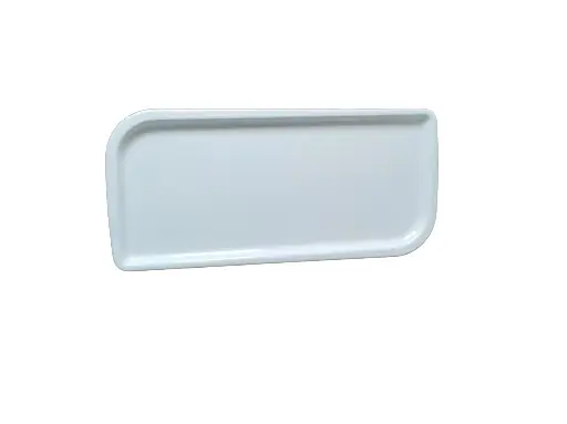 AR24-13.5 Assiette Rectangulaire Blanche