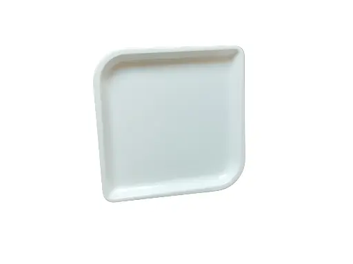 AR28-9 Assiette Carré Blanche