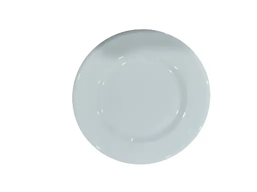 AS005-10 Assiette Creuse Ronde Blanche