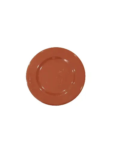 AS006-12 Assiette Ronde Creuse Argile